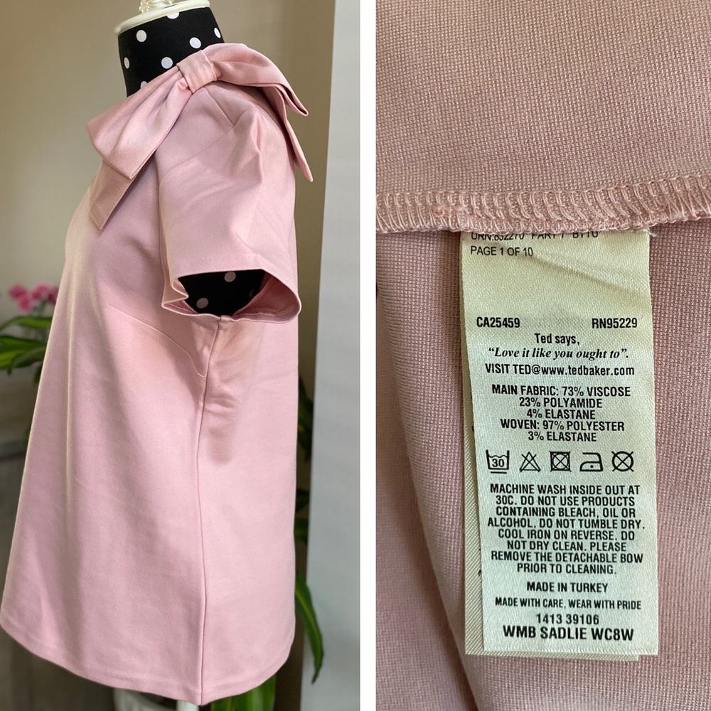 Ted Baker London Joyous Bow Shoulder Top - Picture 5 of 16